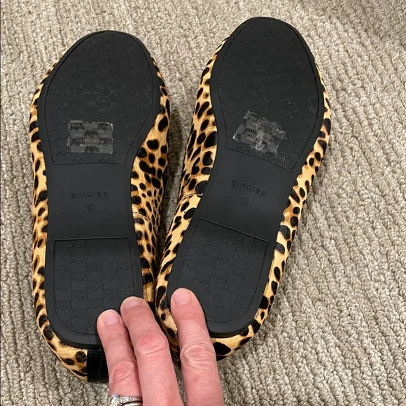 Never worn Birdies leopard print loafers size 10 - Picture 5 of 5